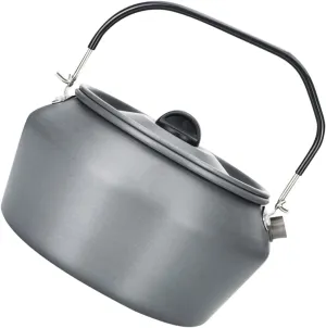Milisten Camping Teapot Lightweight Portable Kettle Stovetop Boiling Pot Tea Kettle for to Handle and Pour