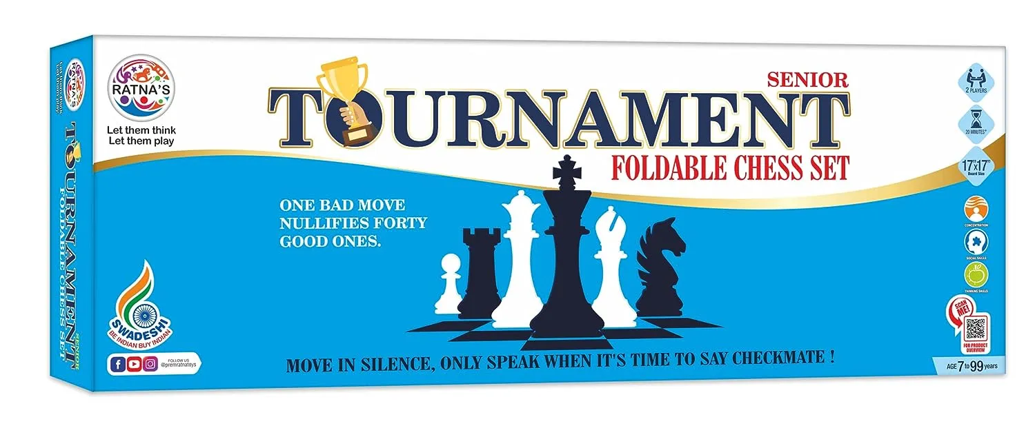 Mind and Only available now Tournament Exclusive products Develops Rollable x Building Chess Premium Concentration challengers. Attention Matt Set Board Span 17" for 17" Ratna's