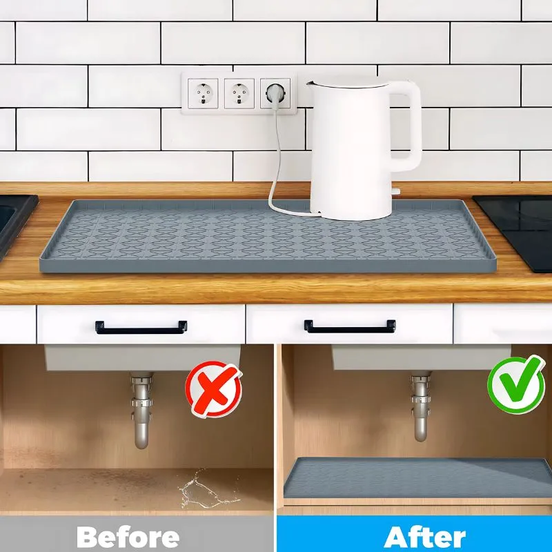 Mini Fridge Silicone Mat – Waterproof & Spill-Proof Protection