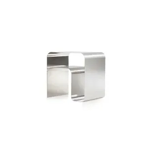 Minimalist Bent Stainless Steel Side Table [Exclusive]