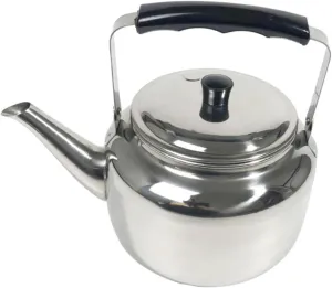 Mobestech Stainless Steel Whistling Kettle Portable Teapot for Stovetop Kitchen Gadget for Boiling Water for Camping Hiking and Everyday Use