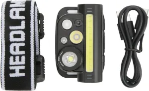 Motion Sensing Headlamp, Induction Headlamp IPX4 Water Resistant Type C Charging Induction Headlight with Adjustable Headband