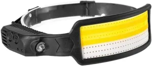 Motion Sensor Headlamp Head Lamp with Built-in Battery Flashlight USB Rechargeable Head Lamp Portable Head Light(Black-W6126-7)