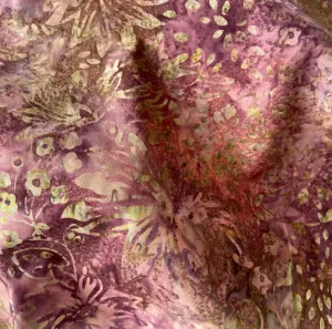 Mulberry Rose Meadow Cotton Batik (Made in Indonesia)