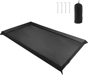 Multifunction Camping Tent Footprint, 210D Oxford cloth Bathtub Floor Cloth Waterproof Ground Sheet for Outdoor Camping, Hiking, Beach, Backpacking(200x120cm)