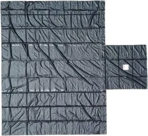 Mytee Products 24' x 18' Flatbed Truck 14 Oz Superlight Lumber Tarp with 8 FT Drop - Black Heavy Duty Vinyl Waterproof Tarp for Trailers to Protect Cargo from Wind, Rain, Snow and Sun