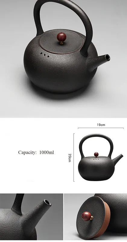Natural Clay Water Boiling Kettle 1000ml