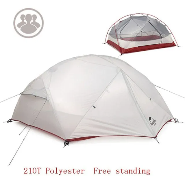 Naturehike 3 Season  Mongar  Camping Tent 20D Nylon Fabic Double Layer Waterproof Tent