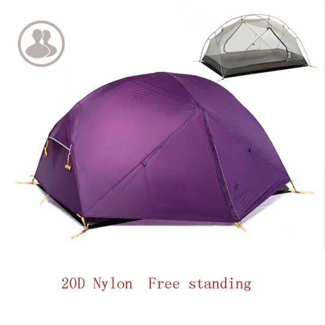 Naturehike 3 Season  Mongar  Camping Tent 20D Nylon Fabic Double Layer Waterproof Tent