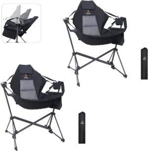 Nice C Camping Table, Folding Table, Grill Table, Folding Camping Table with 4 Side Tables   Hammock Camping Chair, Camping Chair Rocker, Swinging Chair, High Back with Stand 1-P