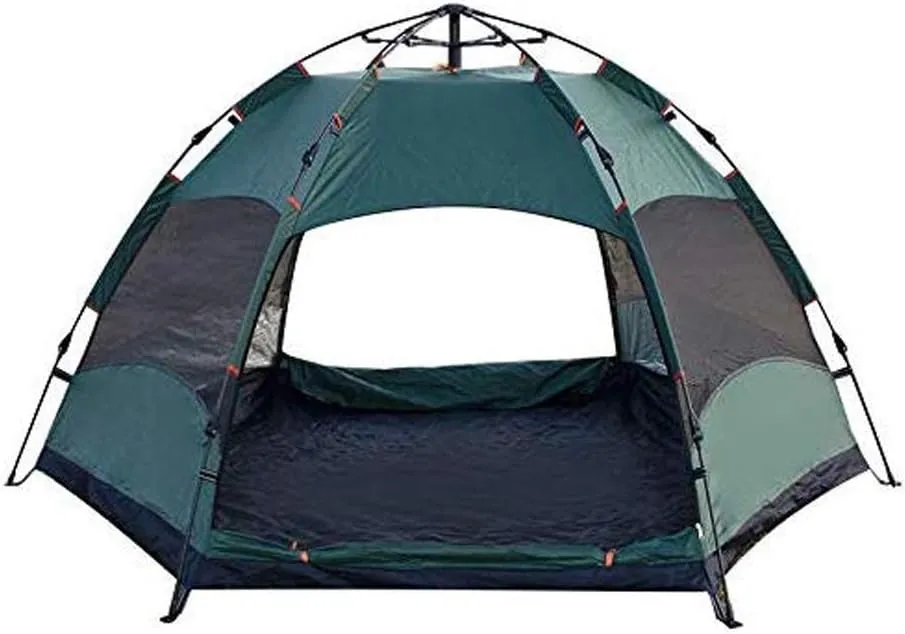 NIEH Camping Tent, Fast Pop-up Double-Layer Dome for Family, Picnic Fishing