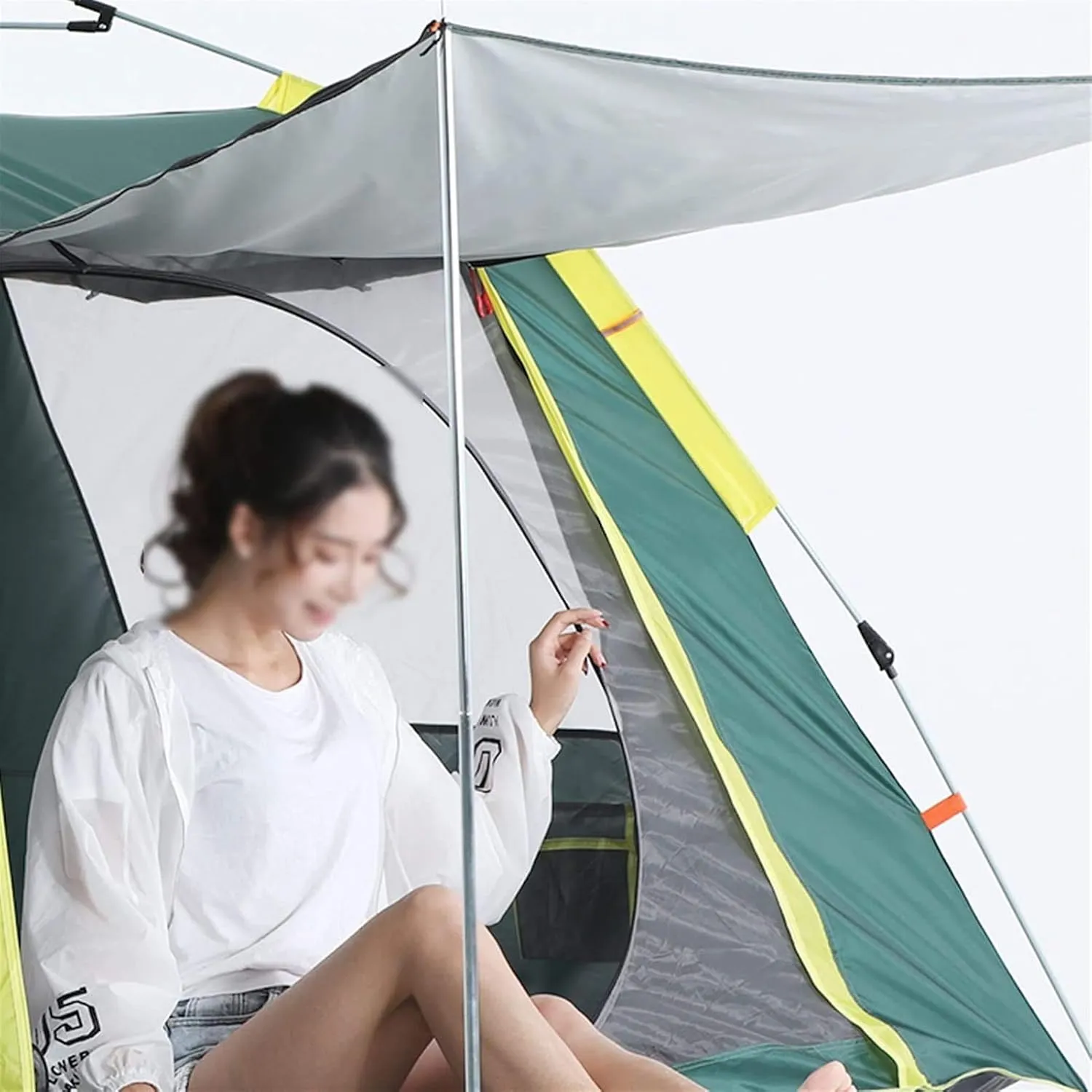 NIEH Tent Automatic Camping Beach Tent Waterproof Windproof Tent Instant Pop Up Open Awning Tents Outdoor Sunshelter Outdoor