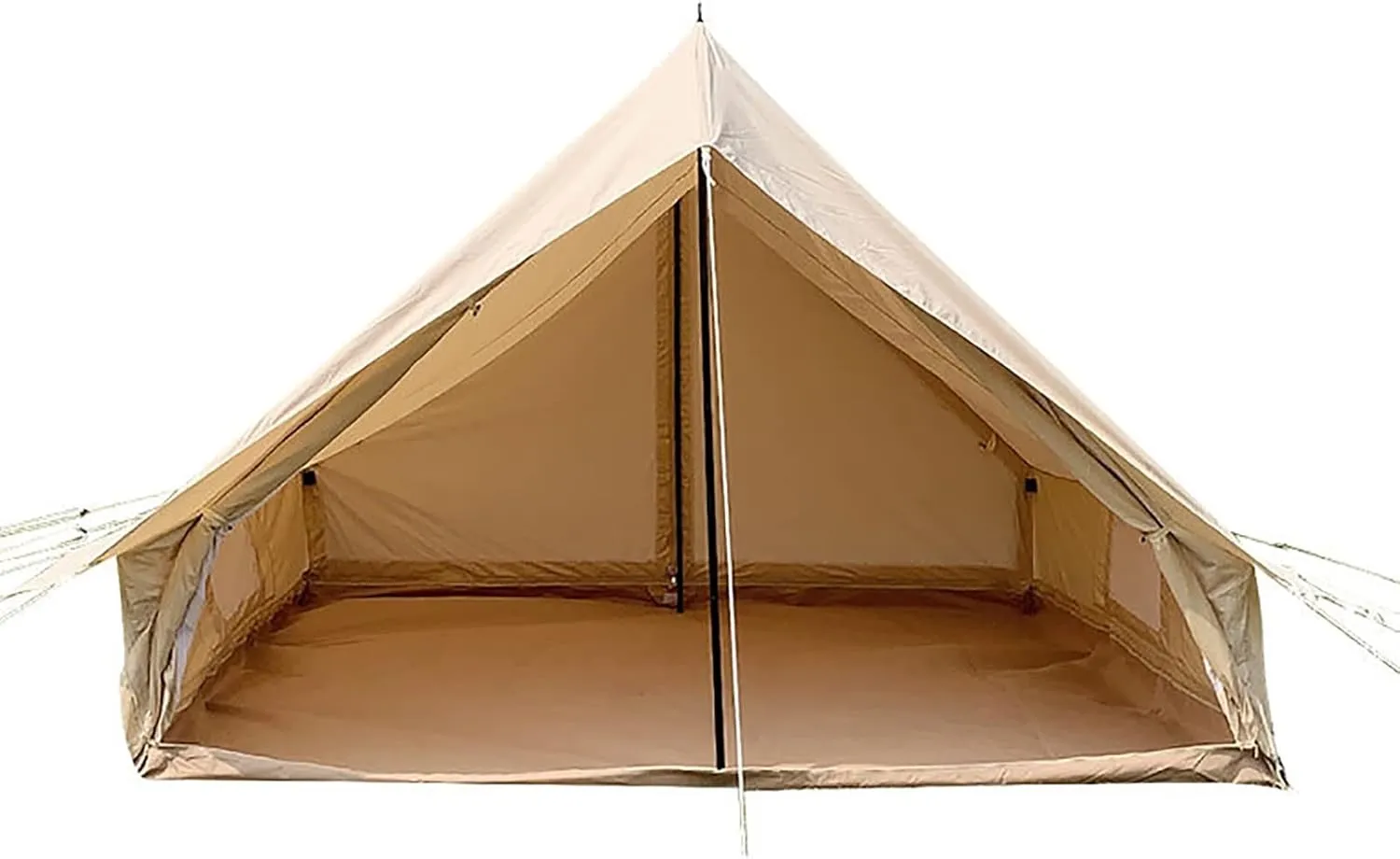 NIEH Wall Tent 320G Cotton Canvas/ 900D Oxford Cloth, Large Canvas Wall Tent Waterproof, The Right Shelter for Your Base Camp, Four Seasons Camping Tent for 6-8 People Outdoor Camping Hiking