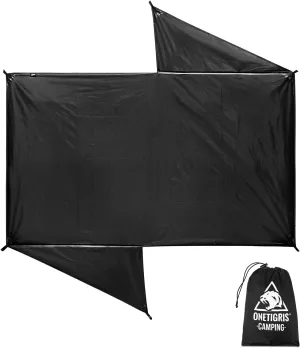 OneTigris Stella 2 Person Tent Footprint with Extra Vestibule Storage Cloth, 2 PersonTent Groundsheet 3000mm Waterproof Ratings
