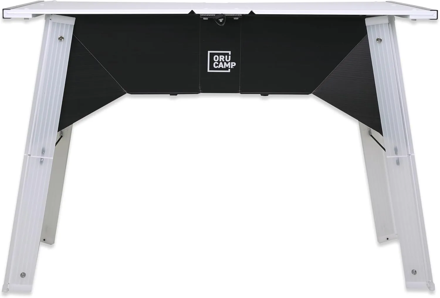 Oru Kayak Camp Foldable SwitchTable | Lightweight Convertible Table with Built-in Storage for Outdoor Camping, Hiking, Beach | 22.25 x 41.25 x 29.5in Black