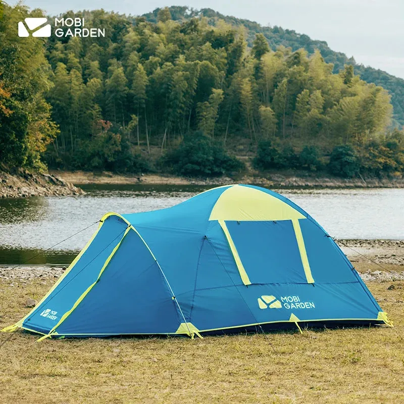 Outdoor Camping Mountaineering Windproof Rainproof Double Layer Tent: Cold Mountain 3AIR Lobby Version