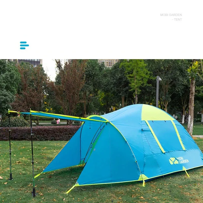 Outdoor Camping Mountaineering Windproof Rainproof Double Layer Tent: Cold Mountain 3AIR Lobby Version