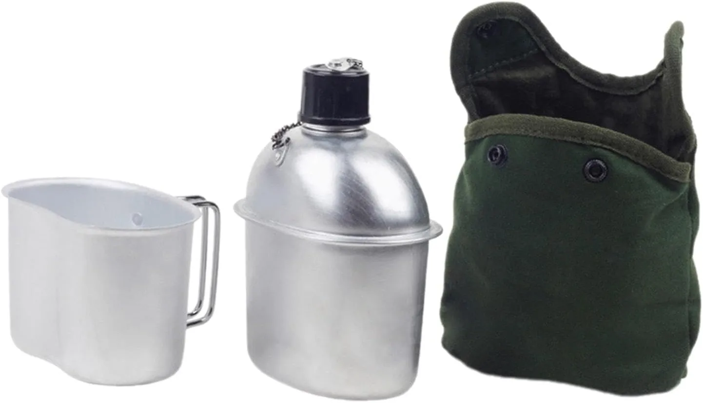 Outdoor Cookware Set with Foldable Handle for Fishing Barbecue