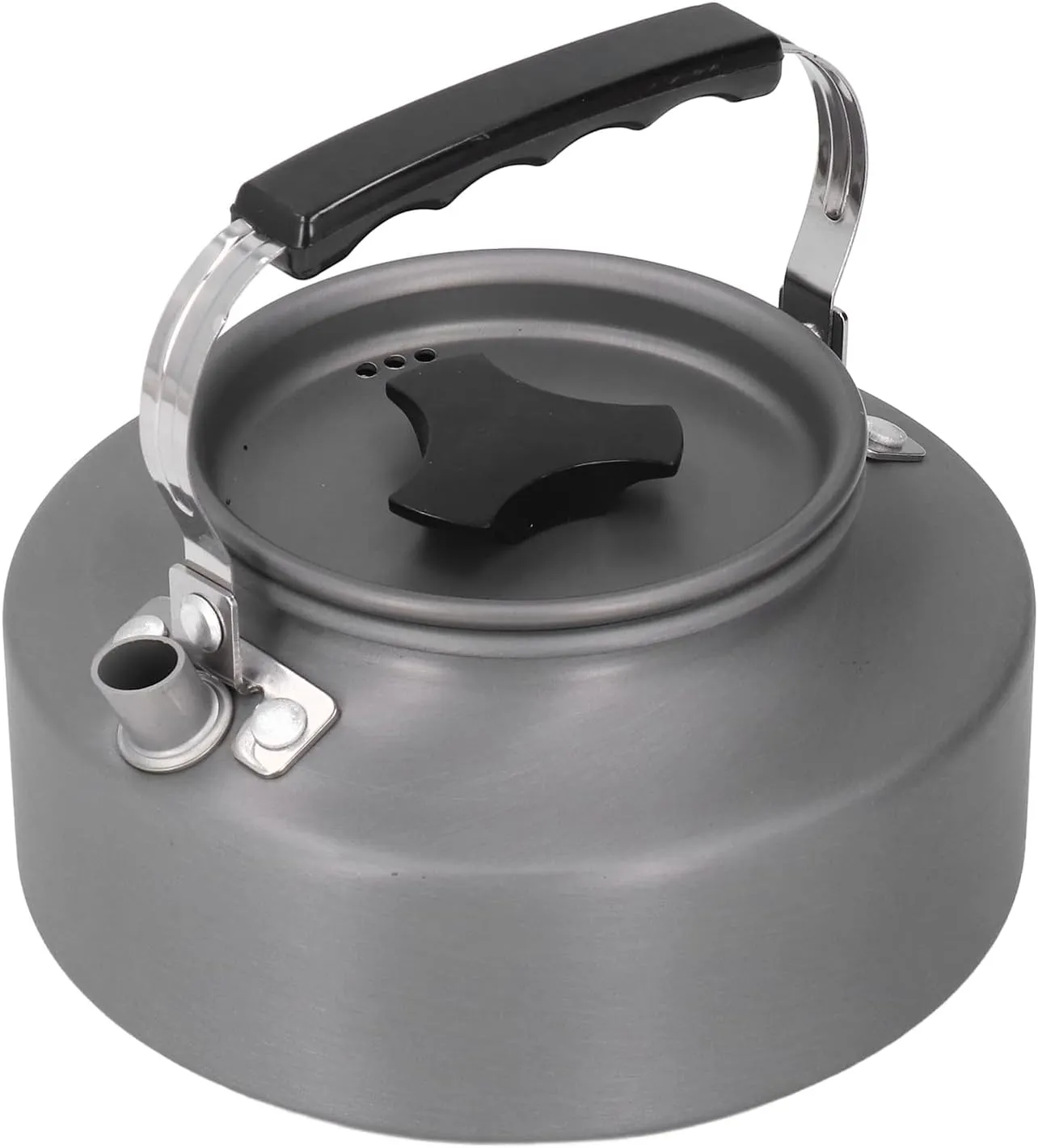 Outdoor Kettle 1.1L | Heat Protection & Oxidation Protected | Portable Tea Coffee Pot for Camping/Picnic/Hiking | Hard Anodized Aluminum Alloy