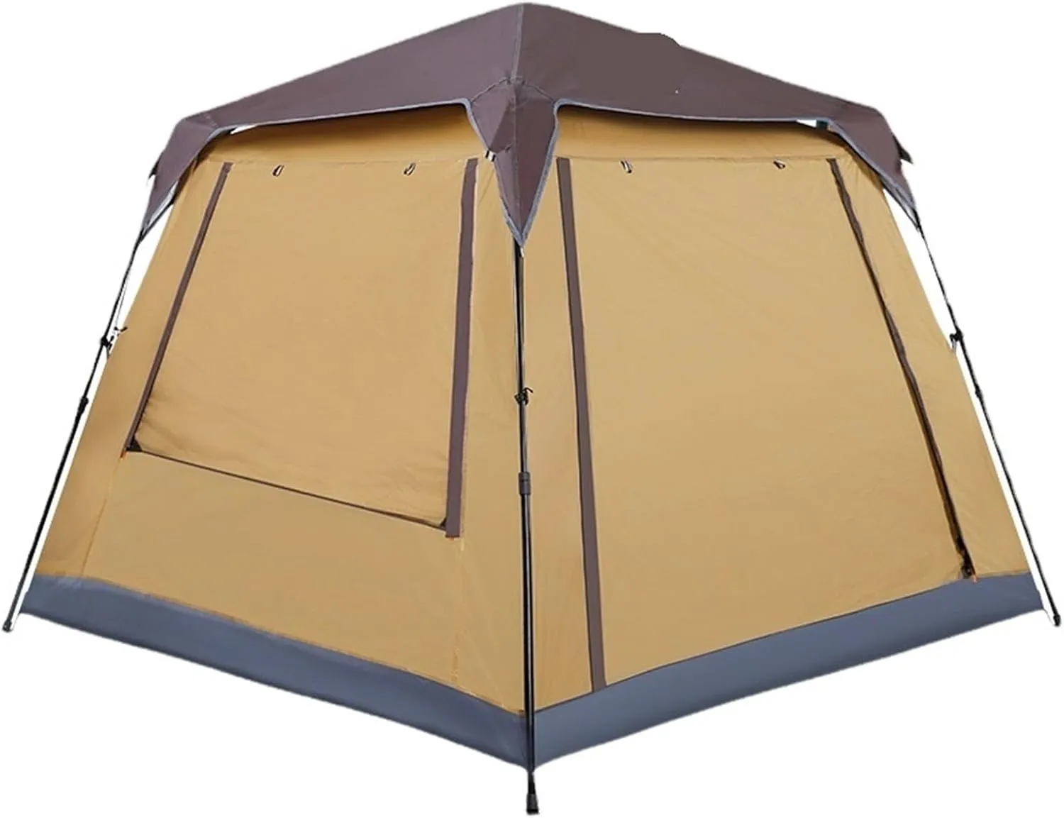 Outdoor Large Quick-Opening Square Tent Portable Thickened Rainproof Camping Picnic Tent