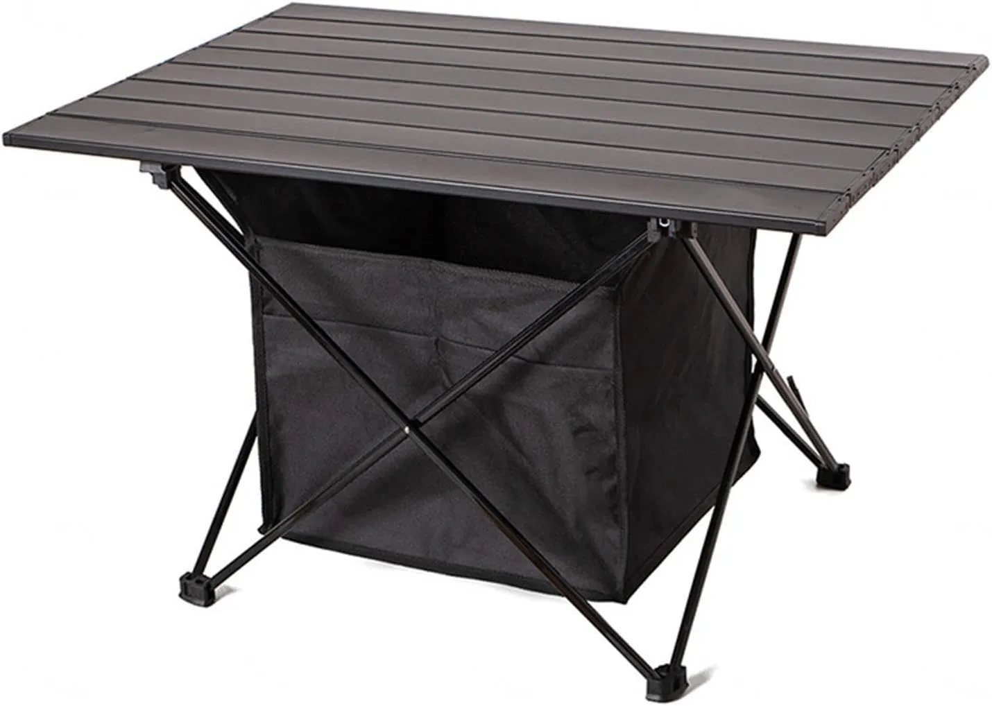 Outdoor Portable Camping Table Ultralight Aluminum Beach Table with Storage Bag Folding Camp Table for Camping Hiking Backpacking Outdoor Picnic Travel Equipment,A