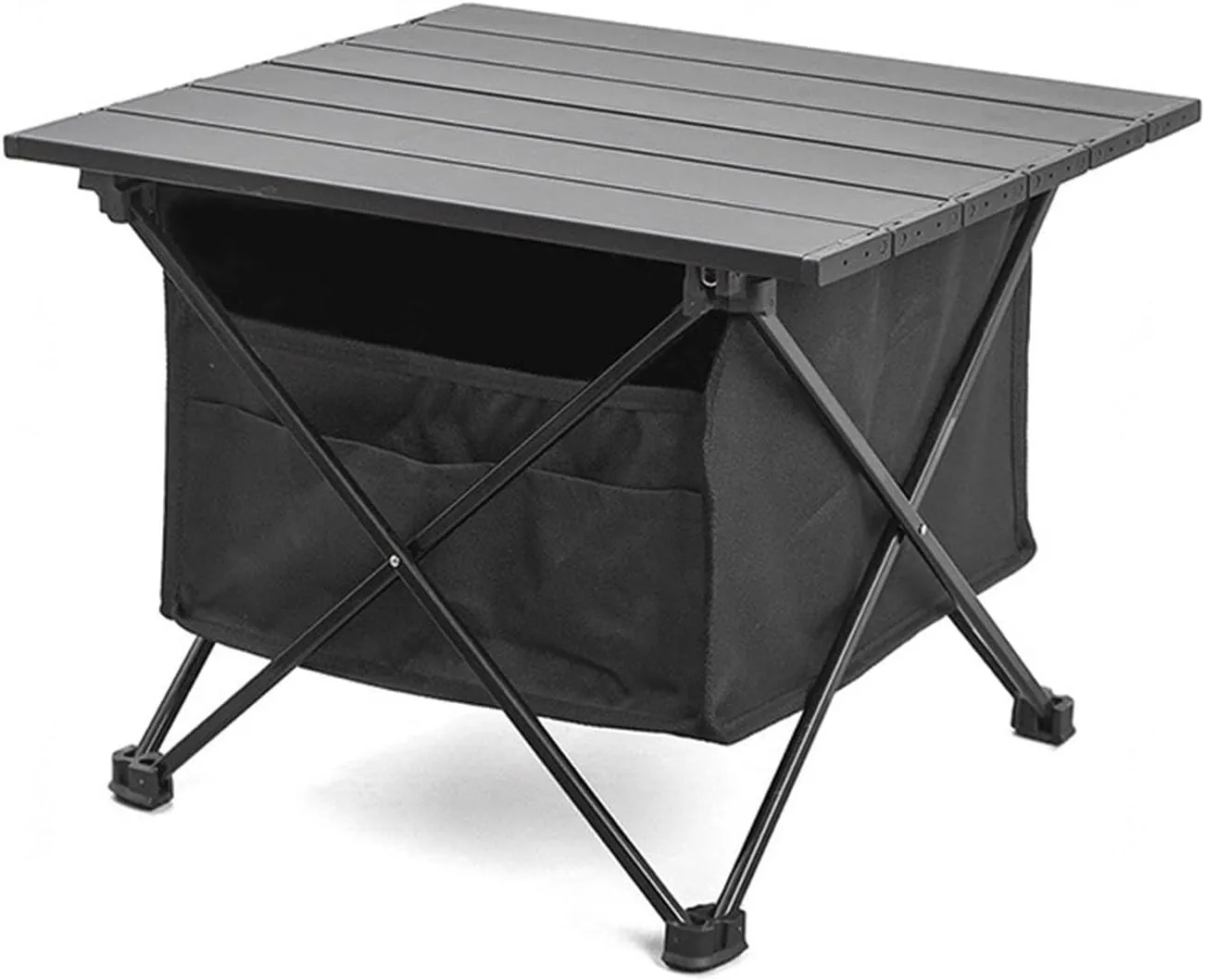 Outdoor Portable Camping Table Ultralight Aluminum Beach Table with Storage Bag Folding Camp Table for Camping Hiking Backpacking Outdoor Picnic Travel Equipment,C