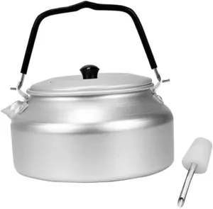 Outdoor Supplies Easy Clean Camping Kettle 0.9l Portable Tea Pot Non-slip Base