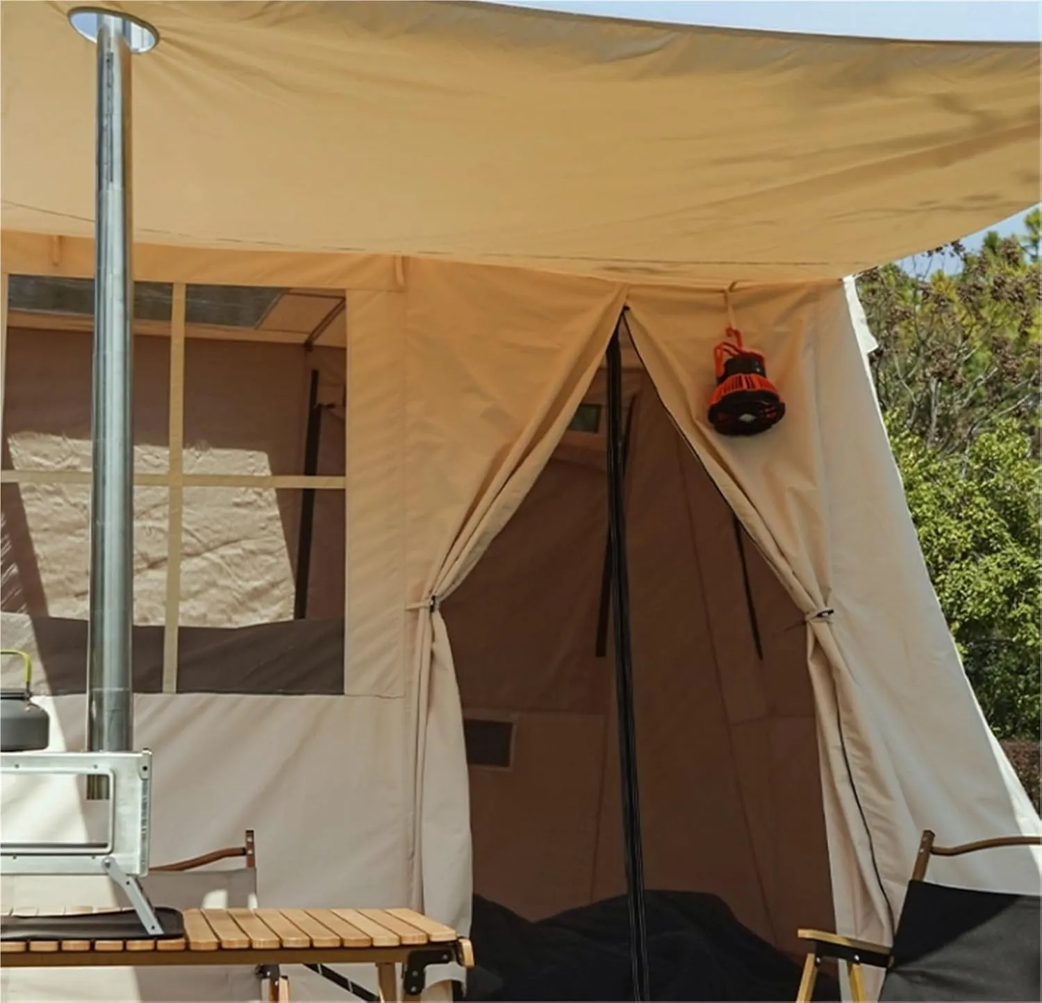 Outdoor Tent Camping Multi-Person Thick Rainproof Sunshade