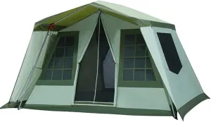 Outdoor Tent Camping Thickened Room Tent Sunscreen and Rainproof Large Luxury Camping Tent Big Tent for Outdoor,Family Cabin Tents,Family Tent for Camp Double The Comfort