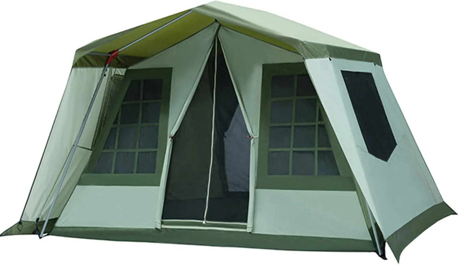 Outdoor Tent Camping Thickened Room Tent Sunscreen and Rainproof Large Luxury Camping Tent Big Tent for Outdoor,Family Cabin Tents,Family Tent for Camp Double The Comfort