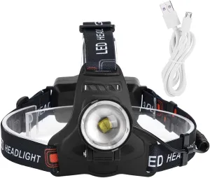 P50 LED Headlight | 3500LM High - Intensity Headlamp | Weather - Proof Flashlight for Camping/Hiking/Cycling | 3 Lighting Modes & USB Rechargeable