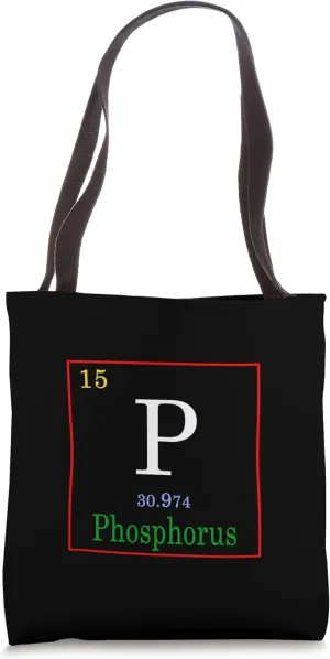 Phosphorus Element Periodic Table Chemistry Tote Bag