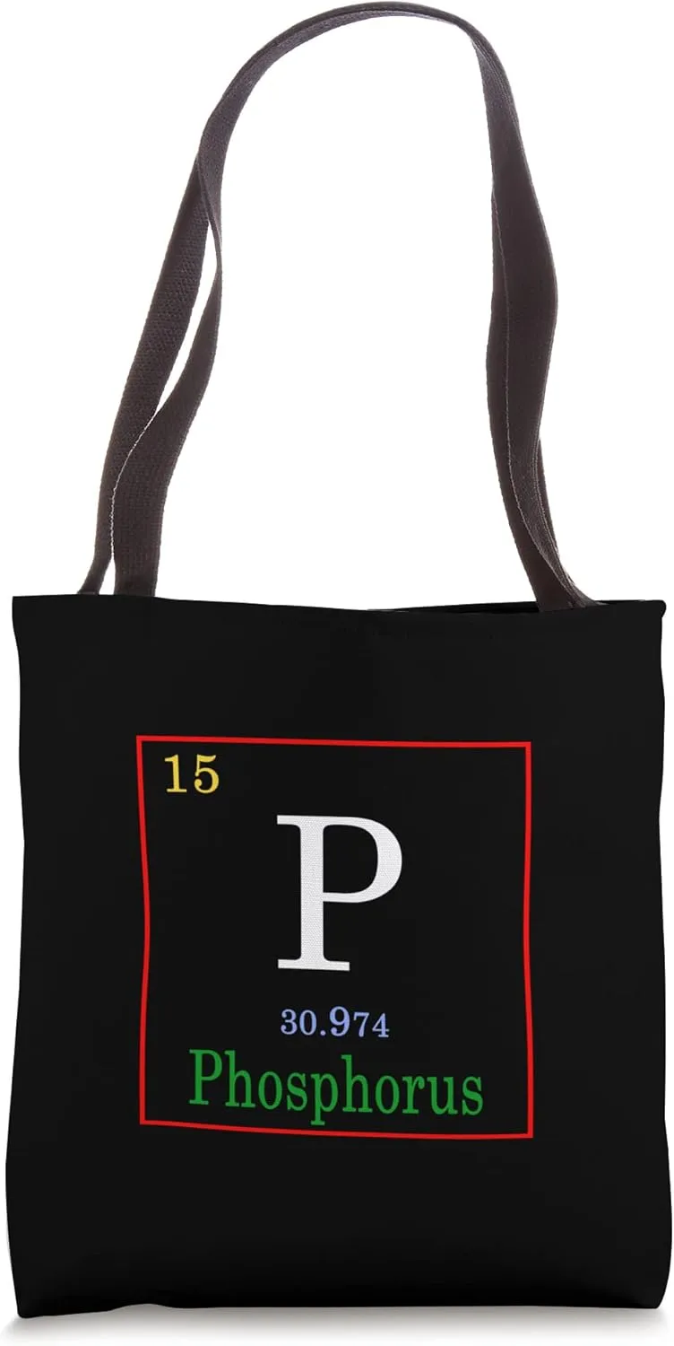 Phosphorus Element Periodic Table Chemistry Tote Bag