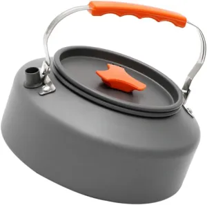 Picnic Tea Pot 1.6l Portable Kettle Folding Handle Outdoor Kettle Pot for Camping Hiking