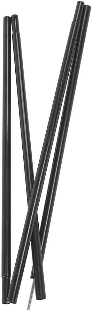 Pilipane Tent Poles, 2m, Tarp Poles, Tent Poles Replacement, Outdoor Iron Tent Shelter Canopy Supporting Folding Rod Pole for Hiking Camping