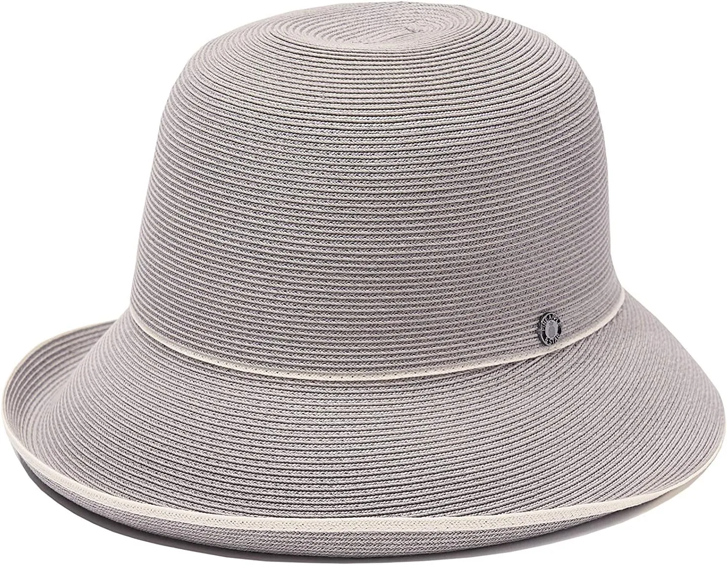 Pineapple&Star Maures Cloche Bucket Straw Sun Hat Fine Braid UPF 50  for Women