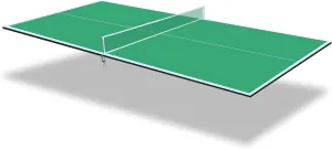 Ping Pong Table Top for Billiard Table, 7FT/8FT/9FT Foldable Table Tennis Table Topper for Pool Table, Indoor Outdoor Table Tennis Conversion Top w/Net & Premium Foam Padding