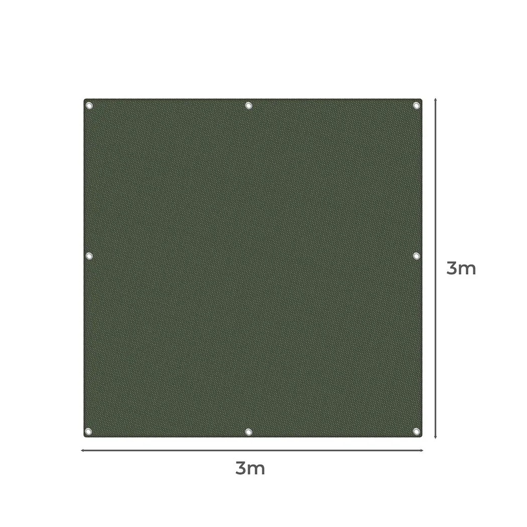 Polyester Canvas Tarp Tarpaulin Sun 3x3 Meter