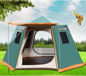 Pop Up Tent 3-8 People Beach Tent Sun Shelter Outdoor Camping Family Tent Instant Tent Easy to Install for Camping Hiking Hiking Mountaineering