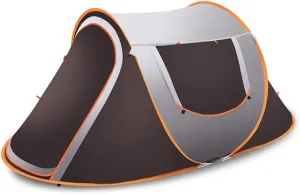Pop Up Tent Fully Automatic Compact Dome Tent with Carry Bag Ideal for Camping Garden Hiking Lightweight Family Tent Self-Driving Beach Tent