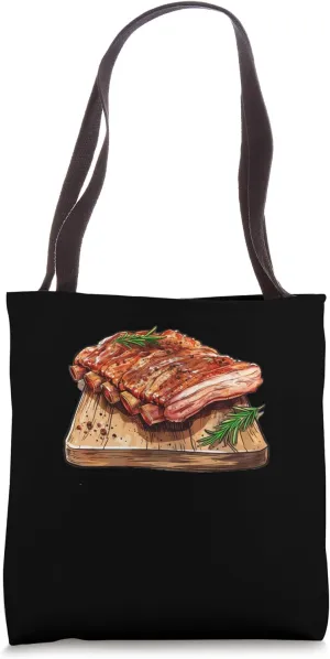 Pork Belly On A Table Tote Bag