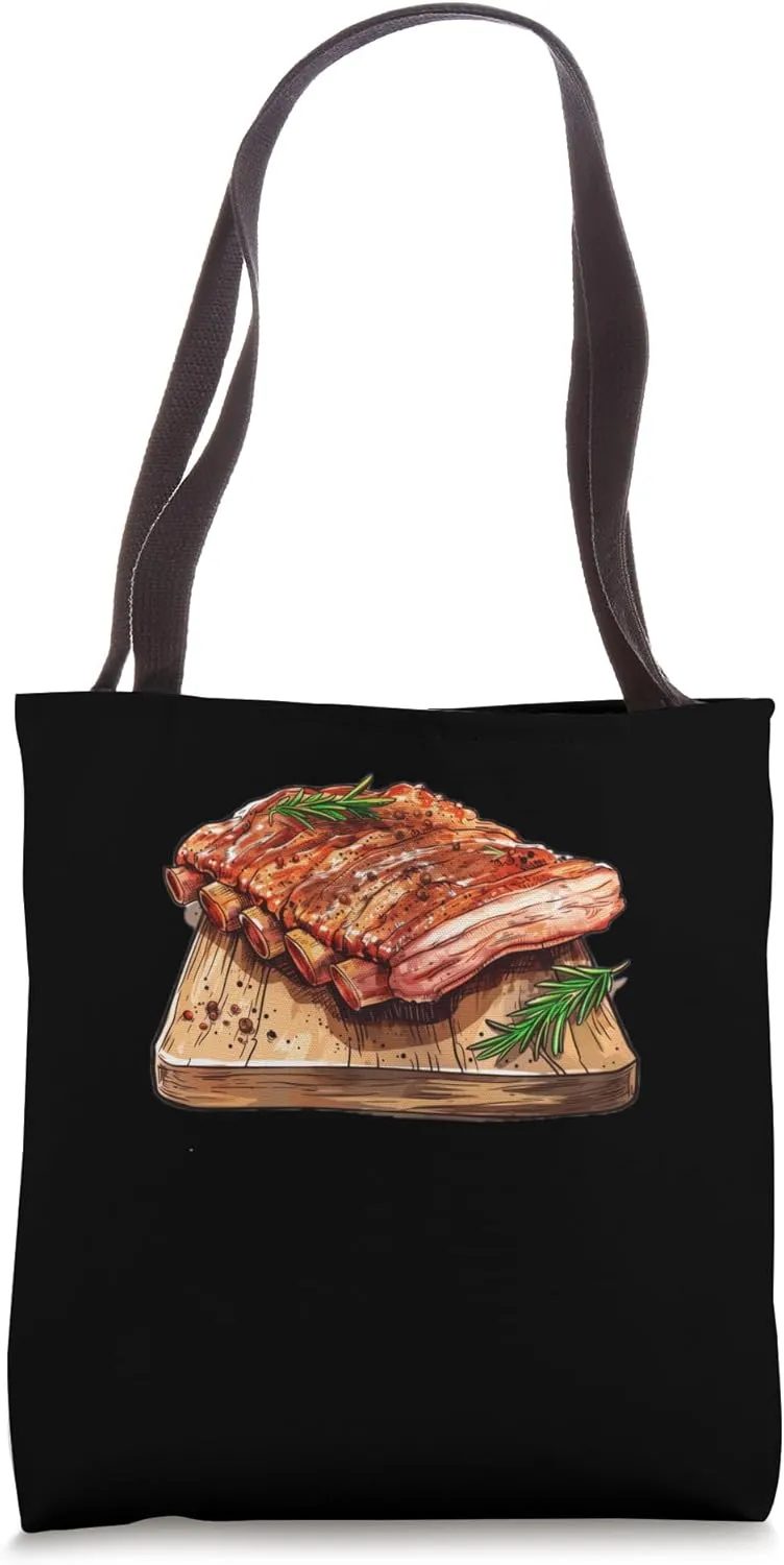 Pork Belly On A Table Tote Bag