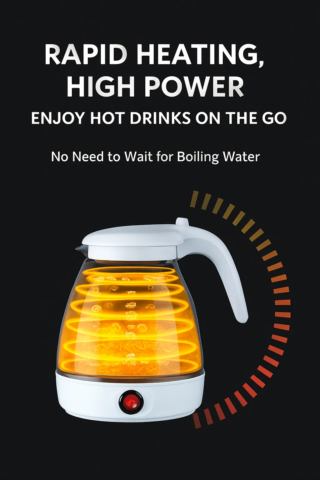 PORTABLE & FOLDABLE ELECTRIC KETTLE