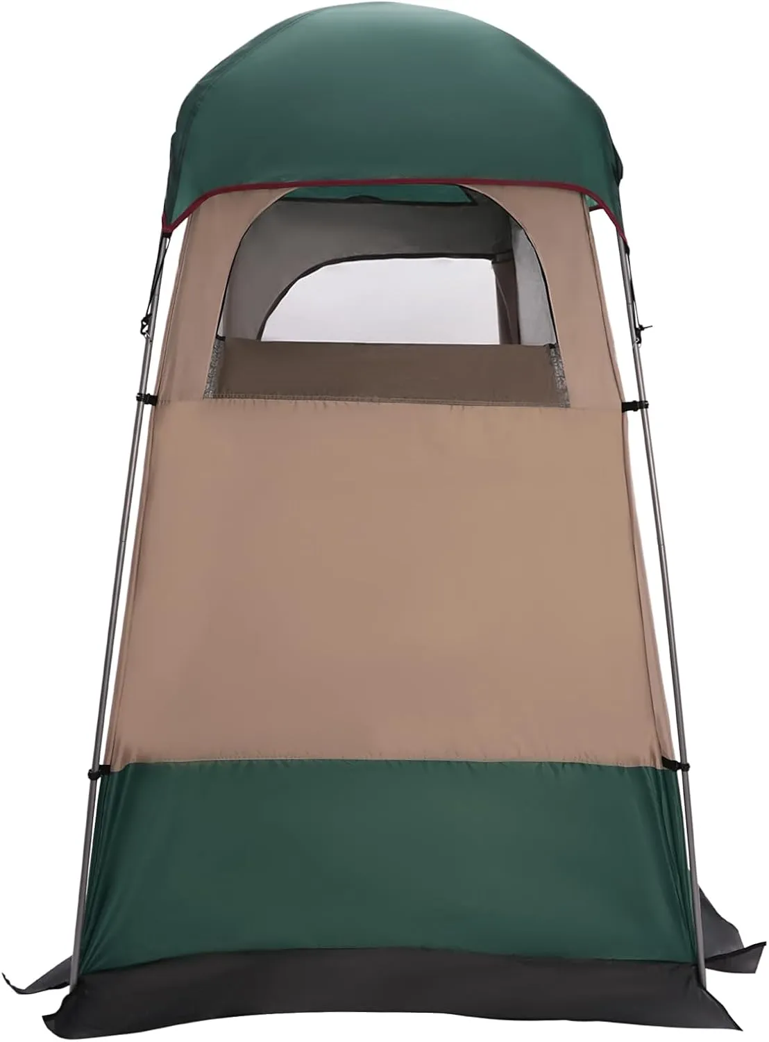 Portable Camping Shower Tent, Privacy Dressing Room with Floor, Outdoor Toilet Stall Changing Room with Carry Bag for Camping, Beach, Hiking