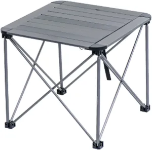 Portable Camping Table, Lightweight Folding Table, Easy to Carry, Perfect for Outdoor, Picnic, Cooking, Beach, Hiking,Medium Titanium Color