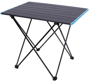 Portable Camping Table with Storage Bag,Folding Ultralight Aluminum Beach Table Picnic Water-Proof Table Camp for Camping Hiking Backpacking Outdoor Picnic,M