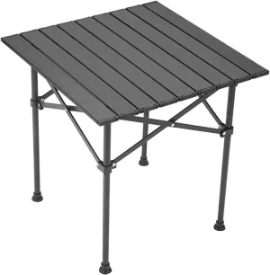 Portable Camping Table,Lightweight Outdoor Folding Table,Small Compact Picnic Carbon Steel Table with Carry Bag for Camping,Picnic,BBQ,Camp,Party,Travel(Size:54 * 54 * 55CM,Color:Beige) (Beige 54*54*