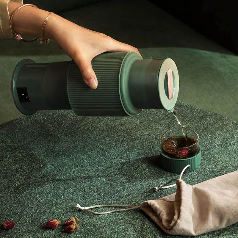 Portable Electric Travel Kettle - Folding Teapot