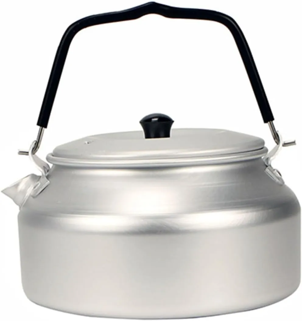 Portable Hot Water Kettle Induction Cooker Compatible Outdoor Tea Pot Aluminum Alloy Heat Resistant Handle Quick Boil