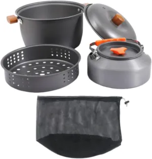 Portable Kettle for Camping Coffee Preparation and Cooking